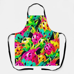 Dragon Fruit Vivid Pattern Apron
