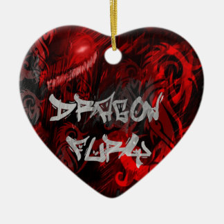 Dragon fury ceramic tree decoration