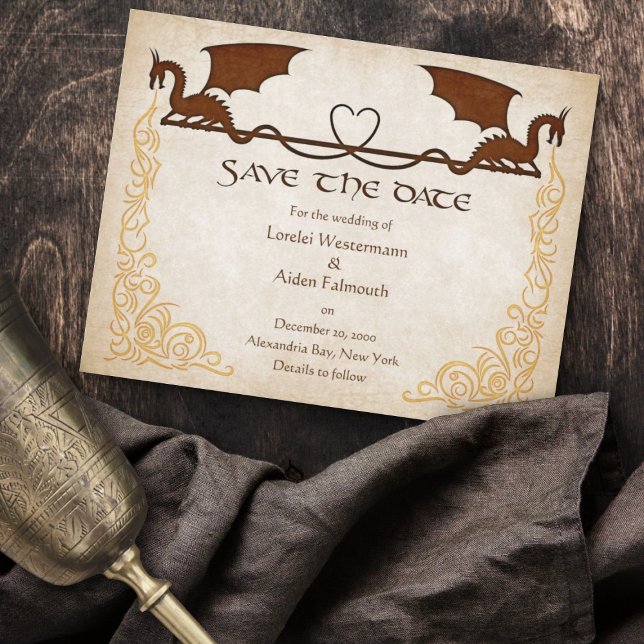 Dragon Gamer Fantasy Save The Date (Creator Uploaded)