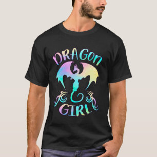 Dragon Girl Just a Girl Who Loves Dragons Lover Th T-Shirt