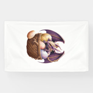 Dragon Girl Lover Collecting Easter Eggs - Kids Cu Banner