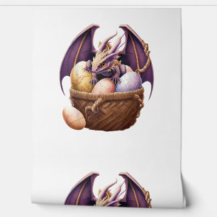 Dragon Girl Lover Collecting Easter Eggs - Kids Cu Wallpaper