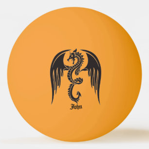 Dragon Glow in Dark Your NAME Ping Pong Ball