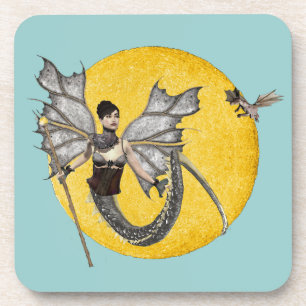 Dragon Goddess Cork Coaster