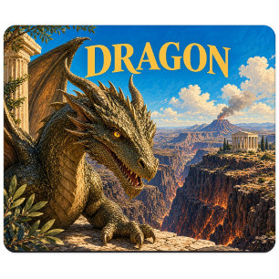 Dragon, Gothic Fantasy Monster Mouse Mat