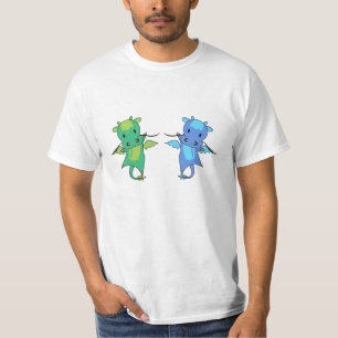 Dragon Green Blue Dragon Fairy Tale Fantasy T-Shirt