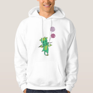 Dragon Green Fairy Tale Cute Animals For Kids Hoodie