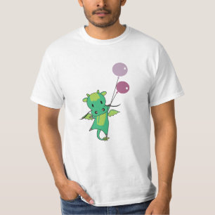 Dragon Green Fairy Tale Cute Animals For Kids T-Shirt