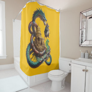 Dragon Guard Shower Curtain – Mystical Power