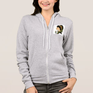 Dragon Hair Lady Fantasy Woman Portrait Art Hoodie