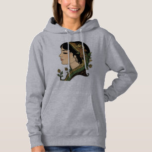 Dragon Hair Lady – Persian Fantasy Woman Art Hoodie