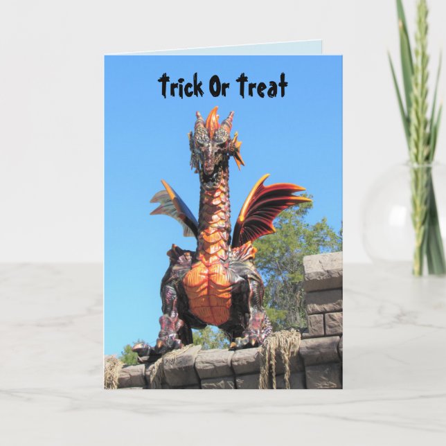 Dragon Halloween Card (Front)