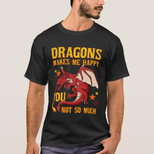 Dragon Head Funny Cute Fantasy Creature 3 T-Shirt