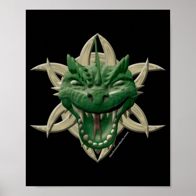 Dragon Head - Green Poster (Front)