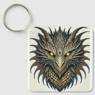 Dragon Head Key Ring