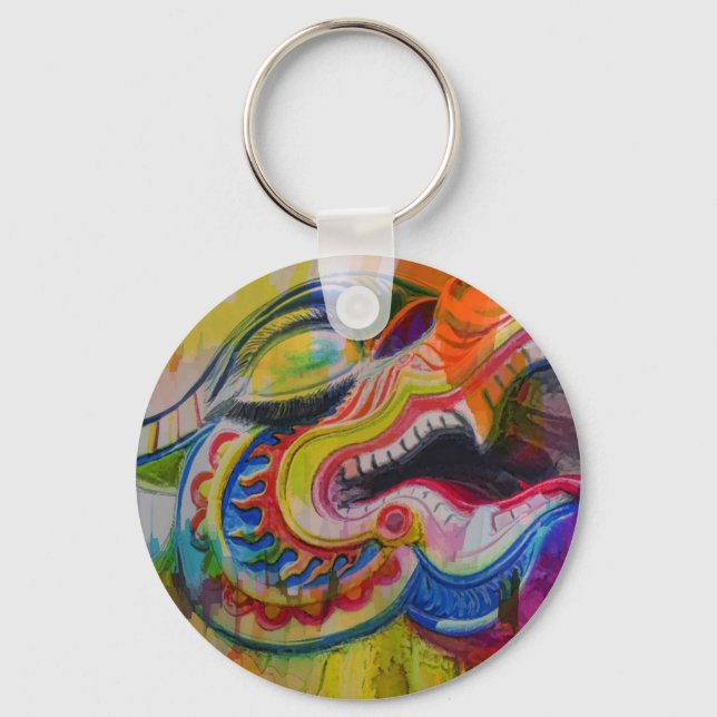 Dragon Head Key Ring (Front)