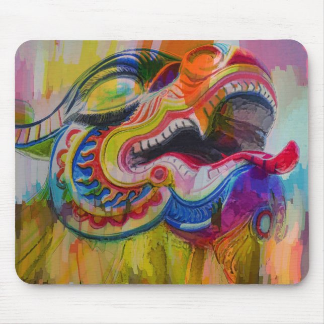 Dragon Head Mouse Pad (Front)