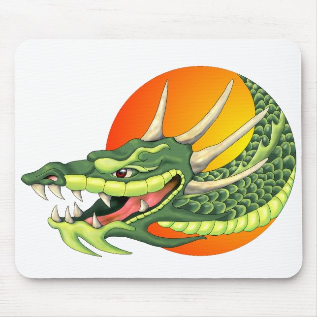 dragon head mousepad (Front)