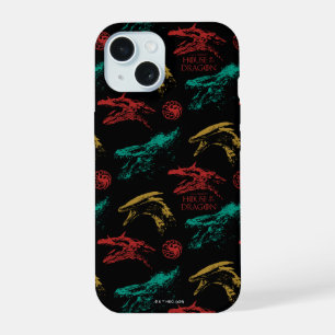Dragon Head Pattern iPhone 15 Case