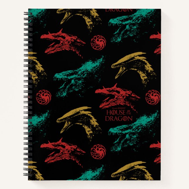 Dragon Head Pattern Notebook (Front)