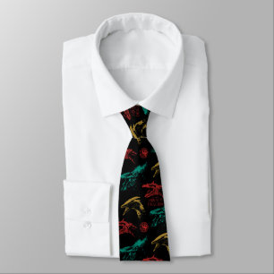 Dragon Head Pattern Tie