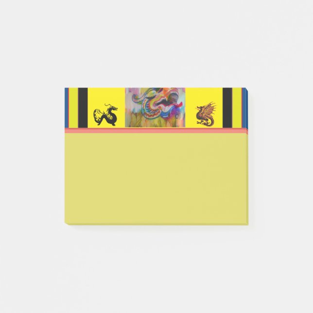 Dragon Head Post-It Notes (Front)