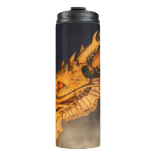 Dragon Head Red Eyes Thermal Tumbler