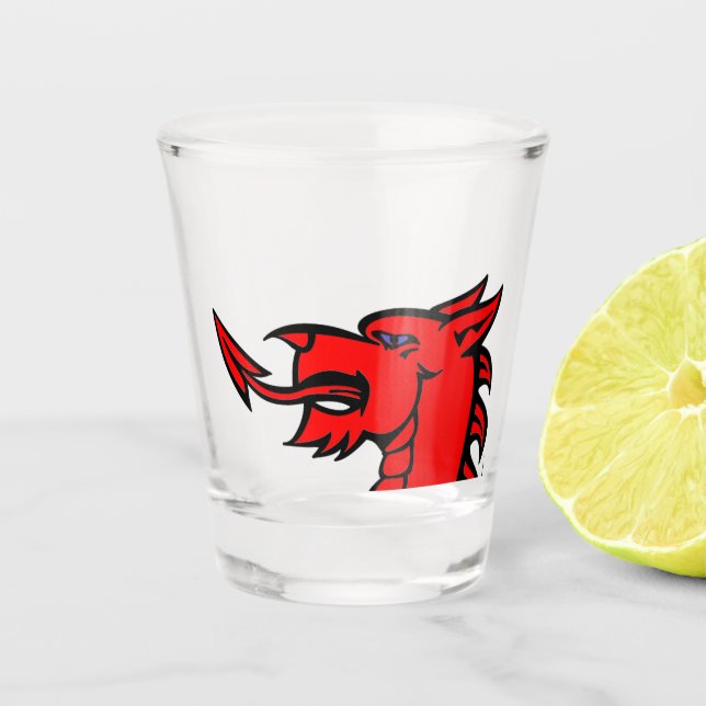 Dragon Head  Shot Glass (Front)
