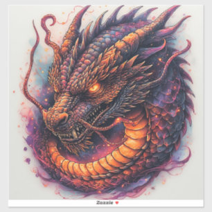 Dragon Head With Fierce Eyes
