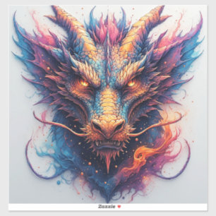 Dragon Head With Fierce Eyes