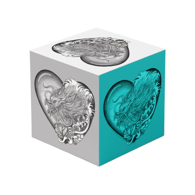 Dragon Heart Cube (Back Angled)