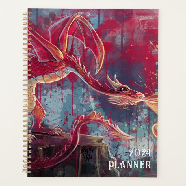Dragon Heart Flame Planner (Front)