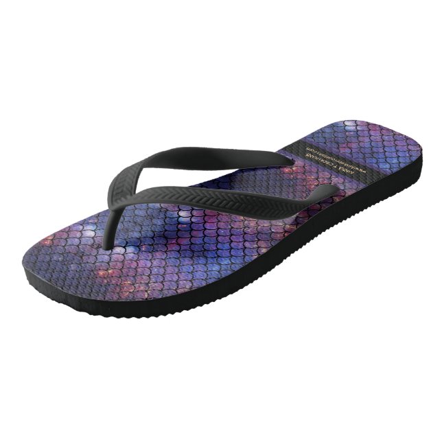 Dragon Heart Flip Flops (Angled)