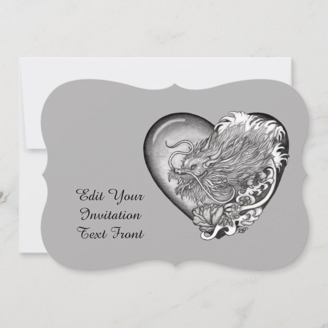 Dragon Heart Invitation (Front)