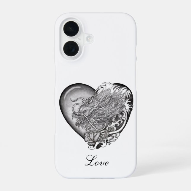 Dragon Heart iPhone 16 Case (Back)