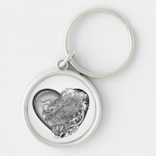 Dragon Heart Key Ring