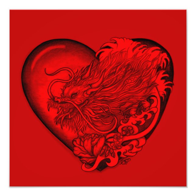 Dragon Heart Photo Print (Front)