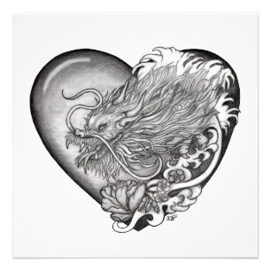 Dragon Heart Photo Print