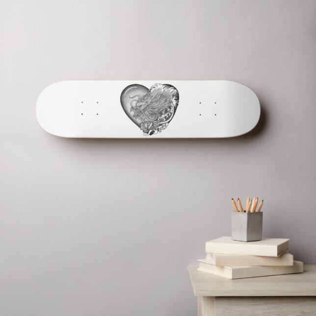 Dragon Heart Skateboard (Wall Art (Horz))