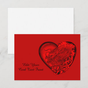 Dragon Heart Thank You Card