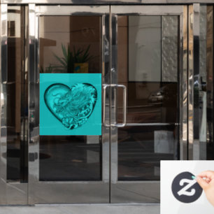 Dragon Heart Window Cling