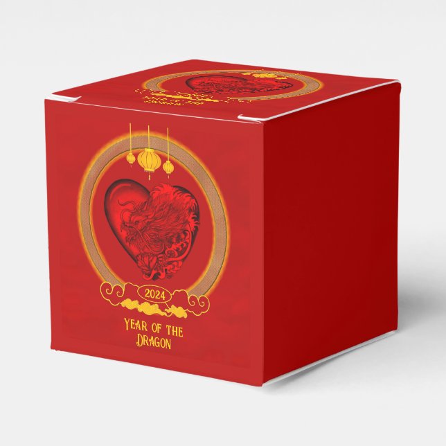 Dragon Heart , Year of the Dragon Favour Box (Front Side)