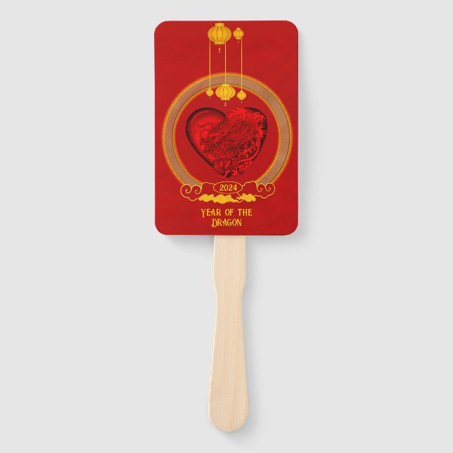 Dragon Heart , Year of the Dragon Hand Fan (Front)