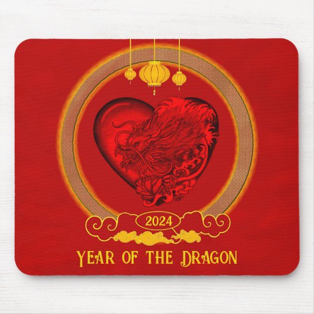 Dragon Heart , Year of the Dragon Mouse Mat (Front)