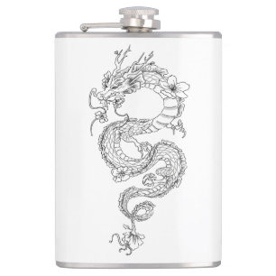 Dragon Hip Flask