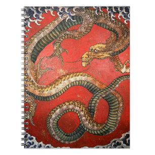 Dragon, Hokusai Japanese Fine Art Notebook