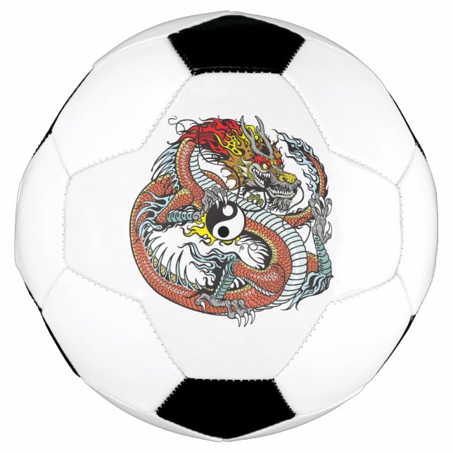 dragon holding yin yang football (Front)