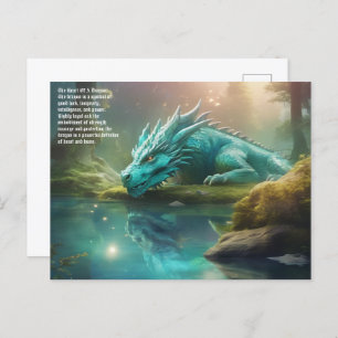 Dragon Holiday Postcard