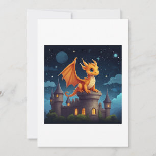 dragon illustration invitation