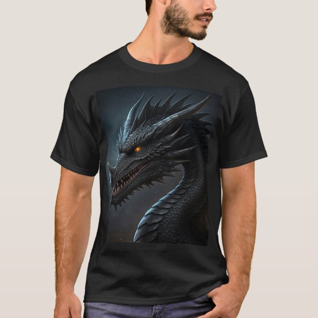 Dragon in 4k Quality T-Shirt (Front)